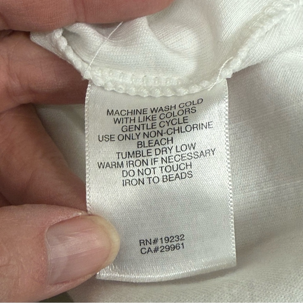 Alfred Dunner Petite Embroidered Floral Pot Ribbed Knit Top PM - Picture 7 of 8